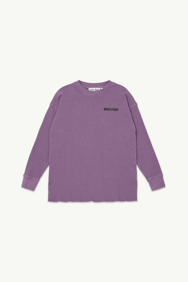 Waffle Tee - Grape