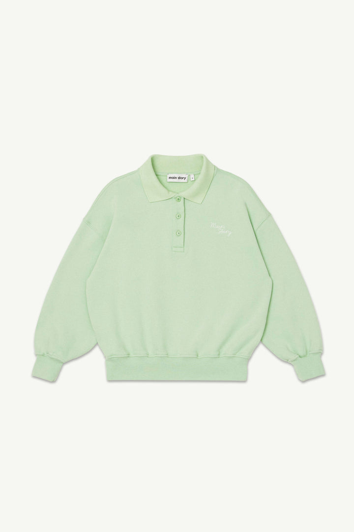 Polo Sweatshirt - Matcha