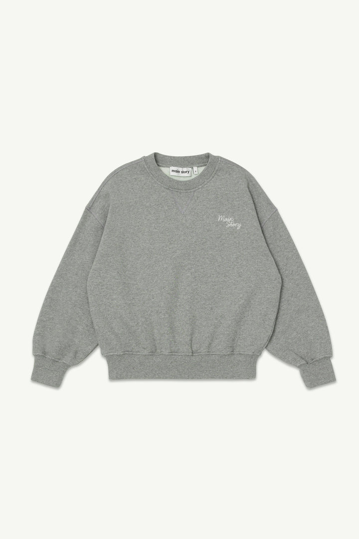 Crew Sweatshirt - Grey Melange