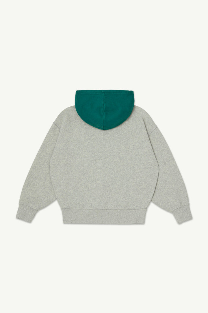 Hooded Sweatshirt - Light Grey Melange