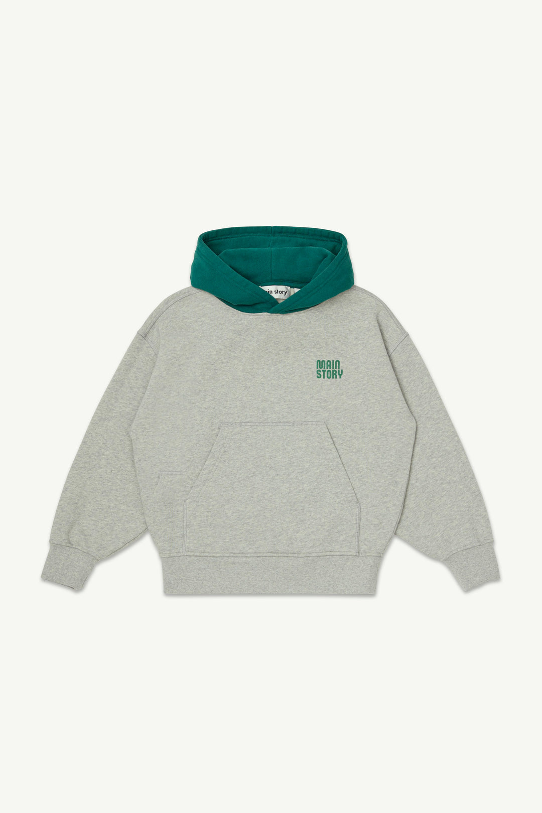 Hooded Sweatshirt - Light Grey Melange