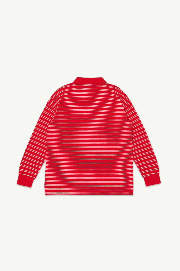 Polo Top - Red and White