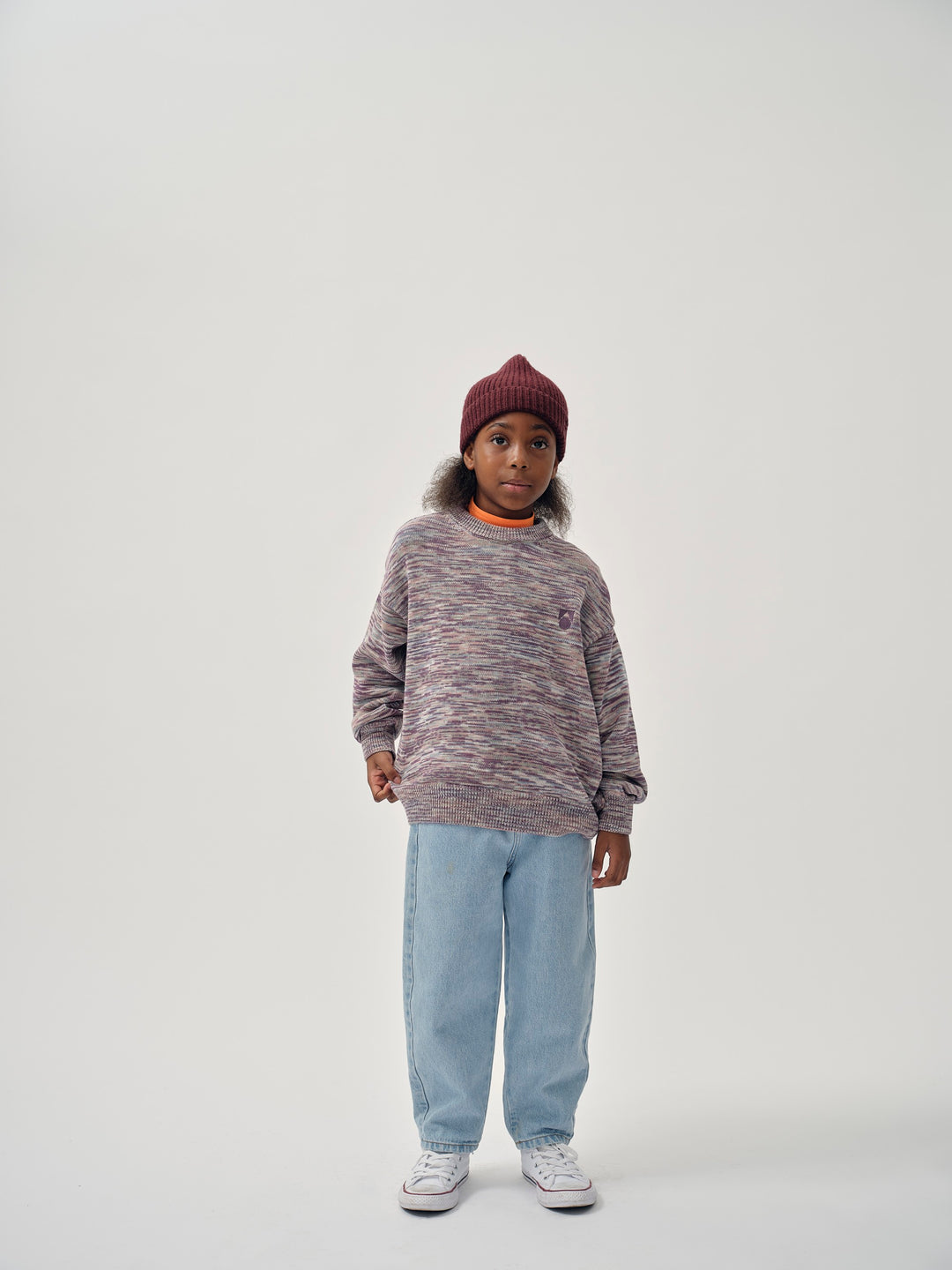 Knitted Sweater - Multi Elderberry