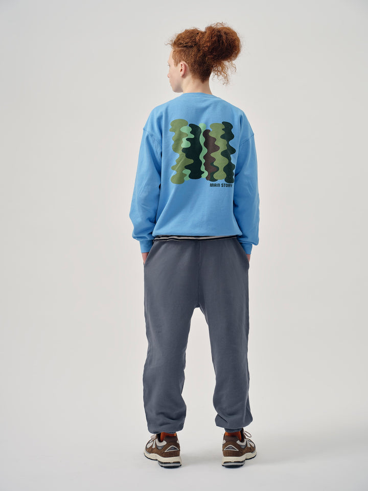 Oversized Sweatshirt - Bonnie Blue