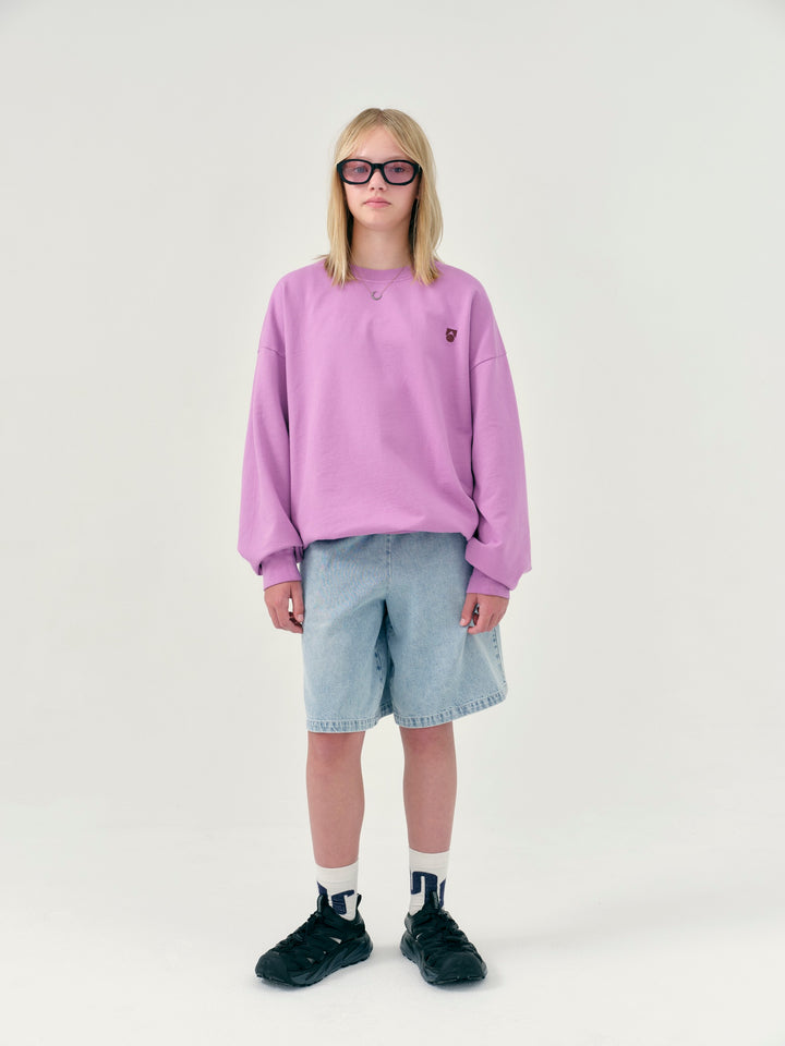Bubble Sweatshirt - Crocus