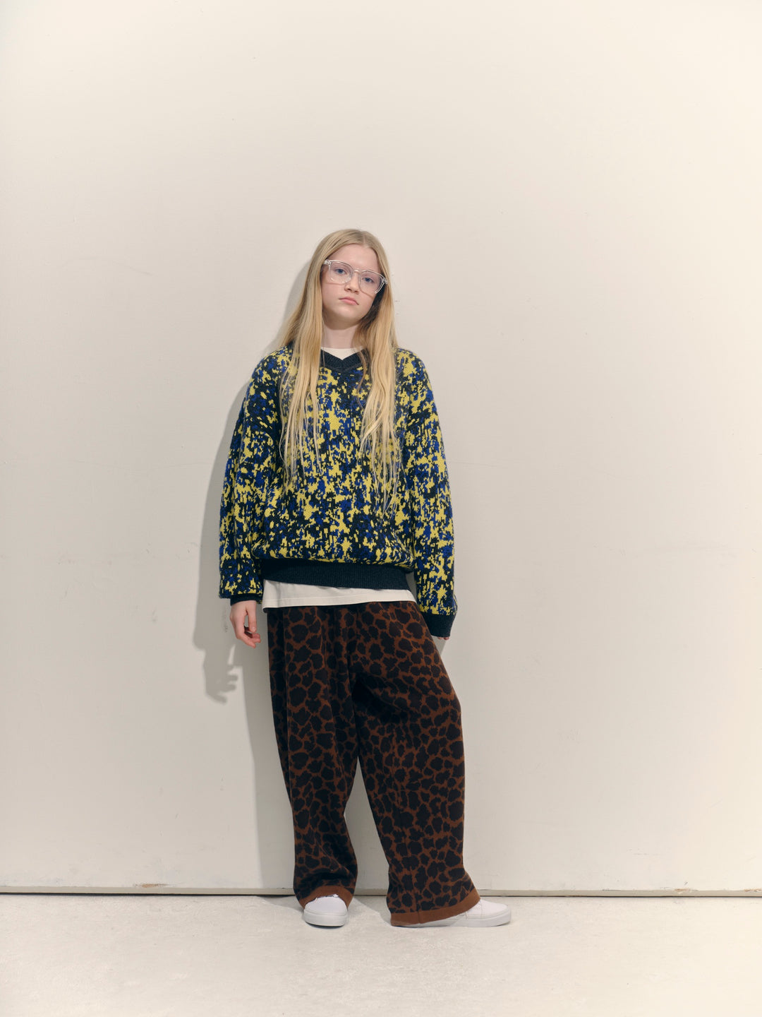 Knitted Pant - Leopard