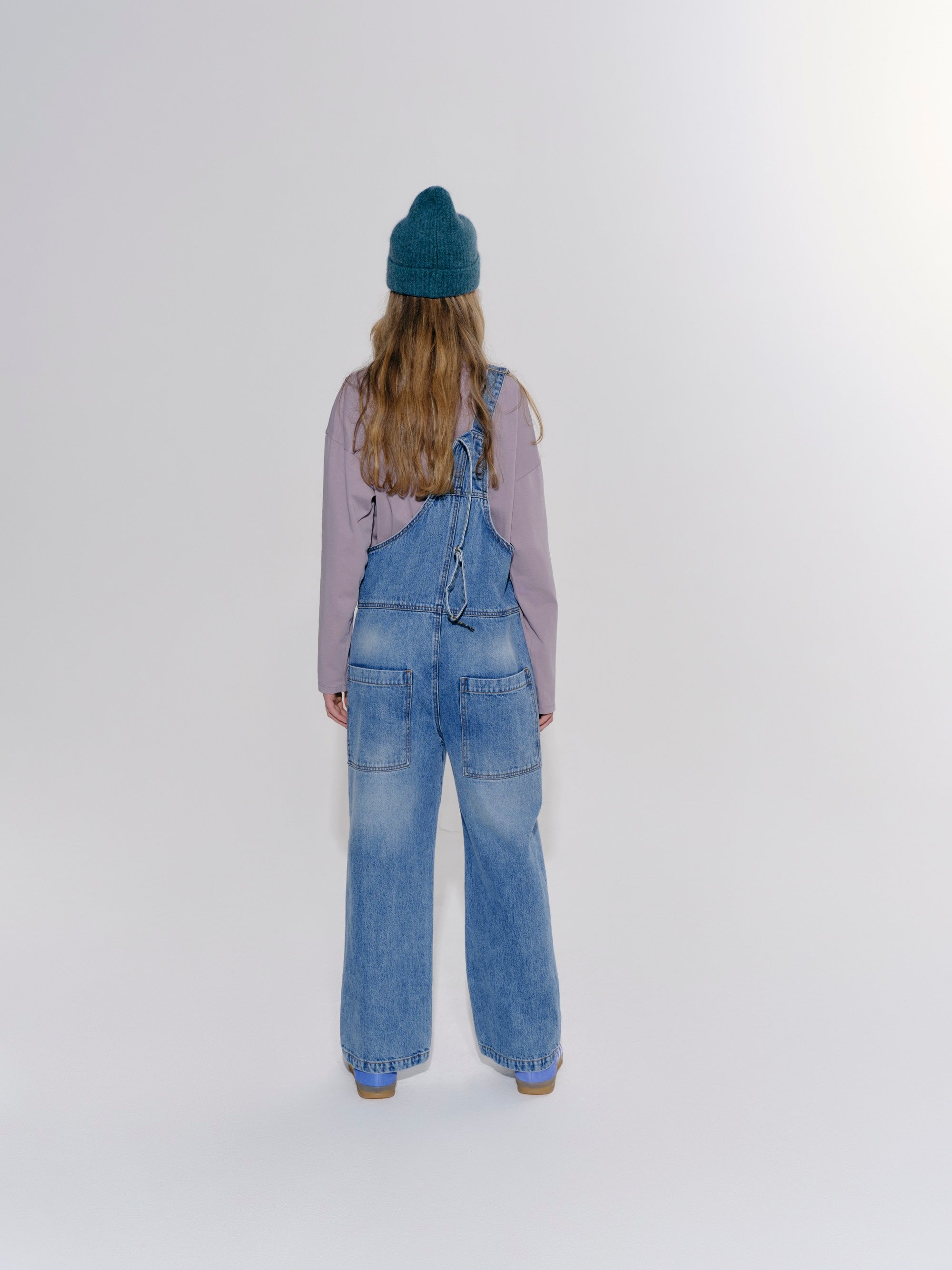 ロンパース・カバーオール main story Dungaree Washed Black 2y main story 2024AW》Dungaree / Washed Black Denim | cirkel mote