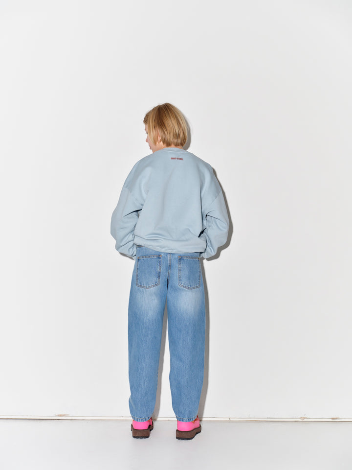 Straight Jean - Semi Fadeout Blue