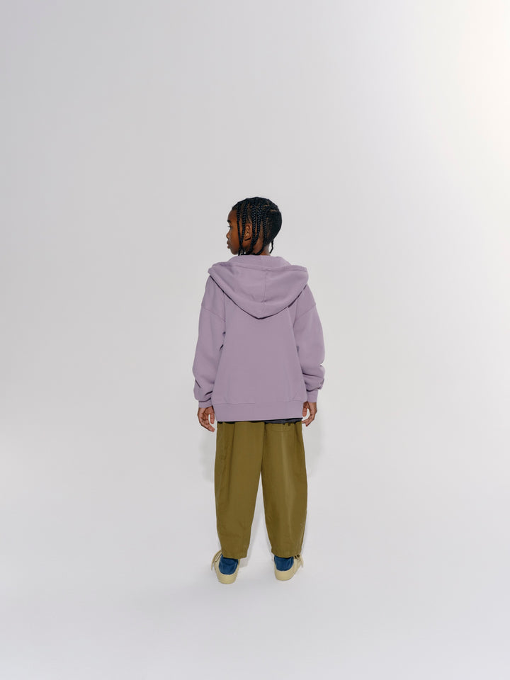 Zipped Hoodie Elderberry