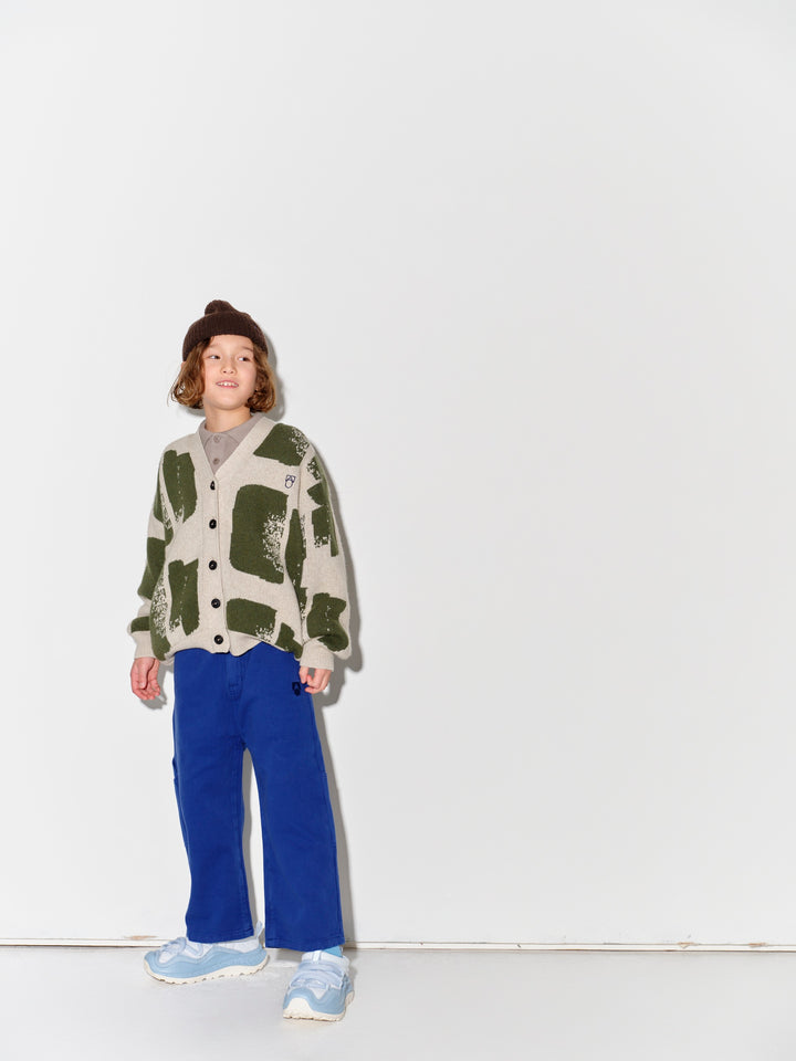Cardigan - Oat & Olive