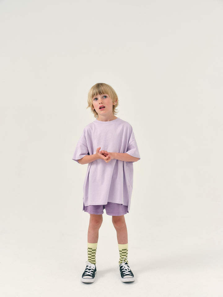 Oversized Tee - Lavender Frost