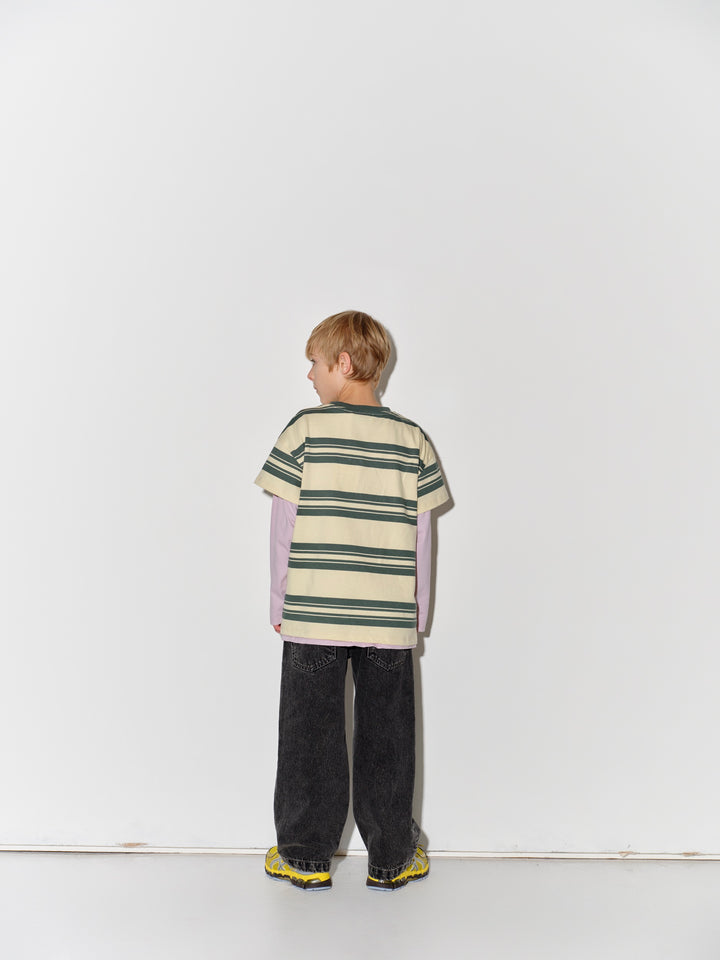 Loose Tee - Moth Stripe