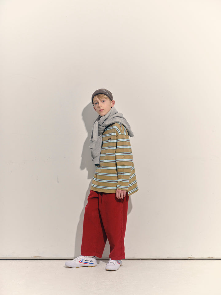 Cord Lounge Pant - Cherry