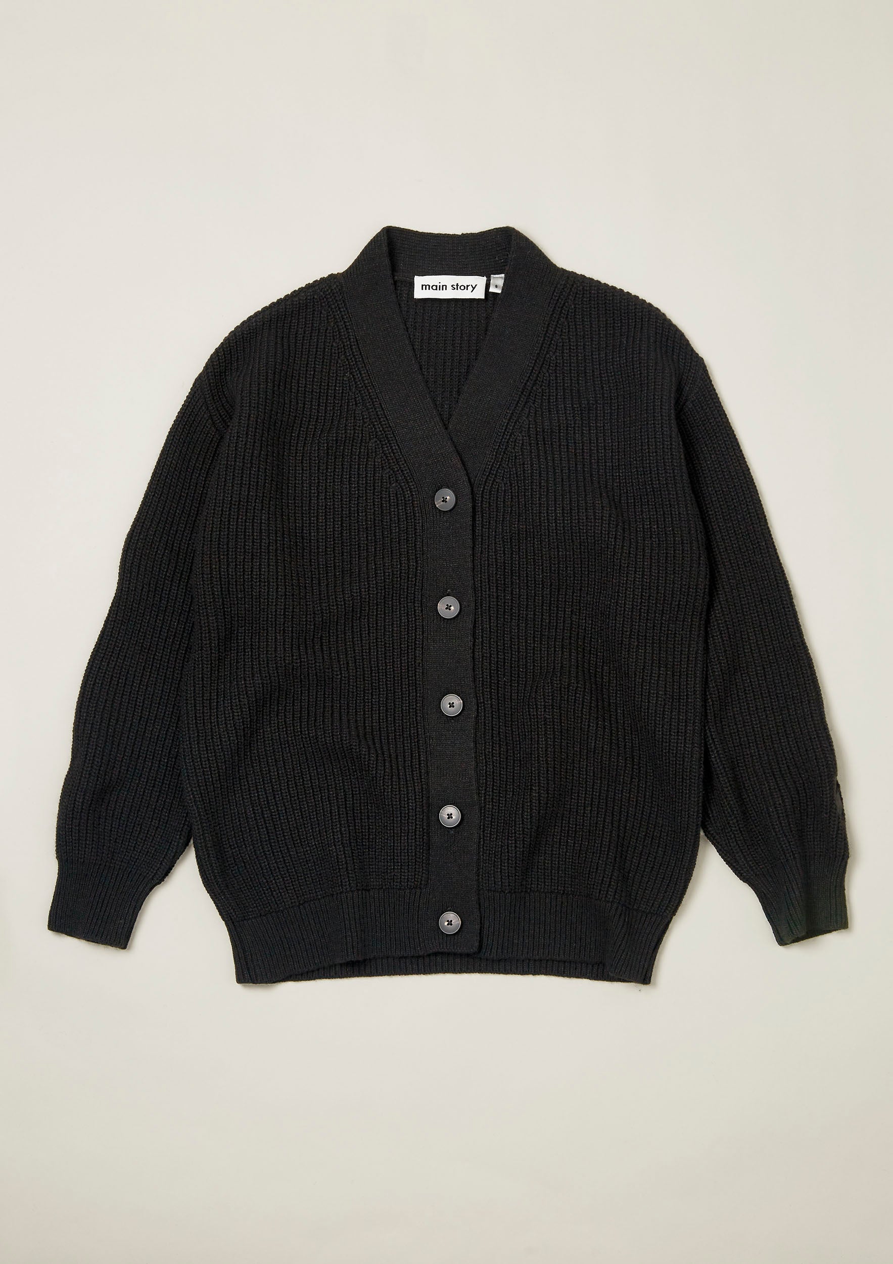 Oversized Cardigan Black