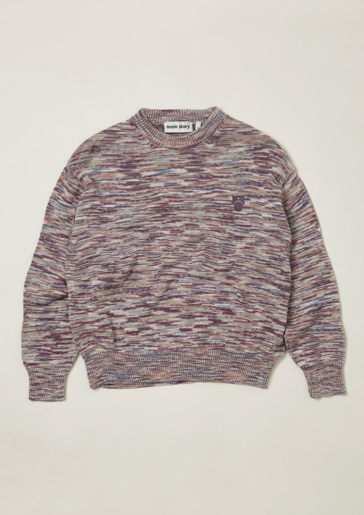 Knitted Sweater - Multi Elderberry