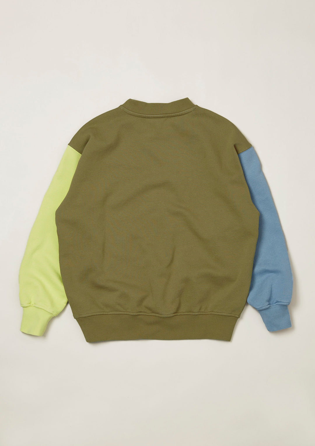 Bubble Sweatshirt - Colourblock Aloe