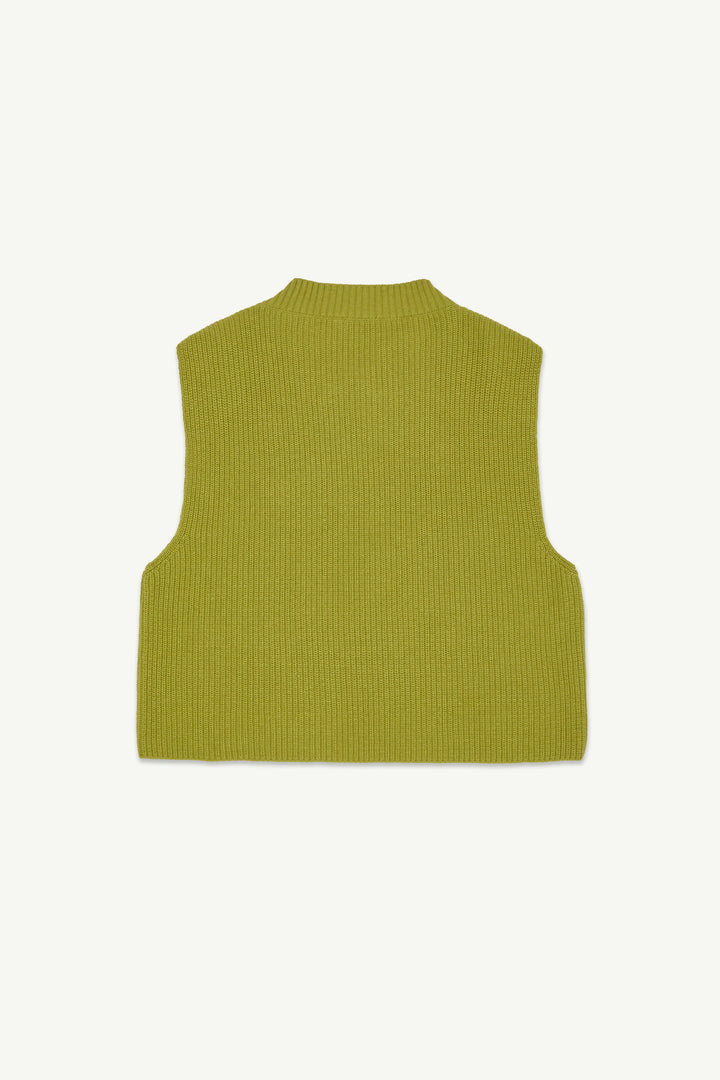 Knitted Vest - Kiwi