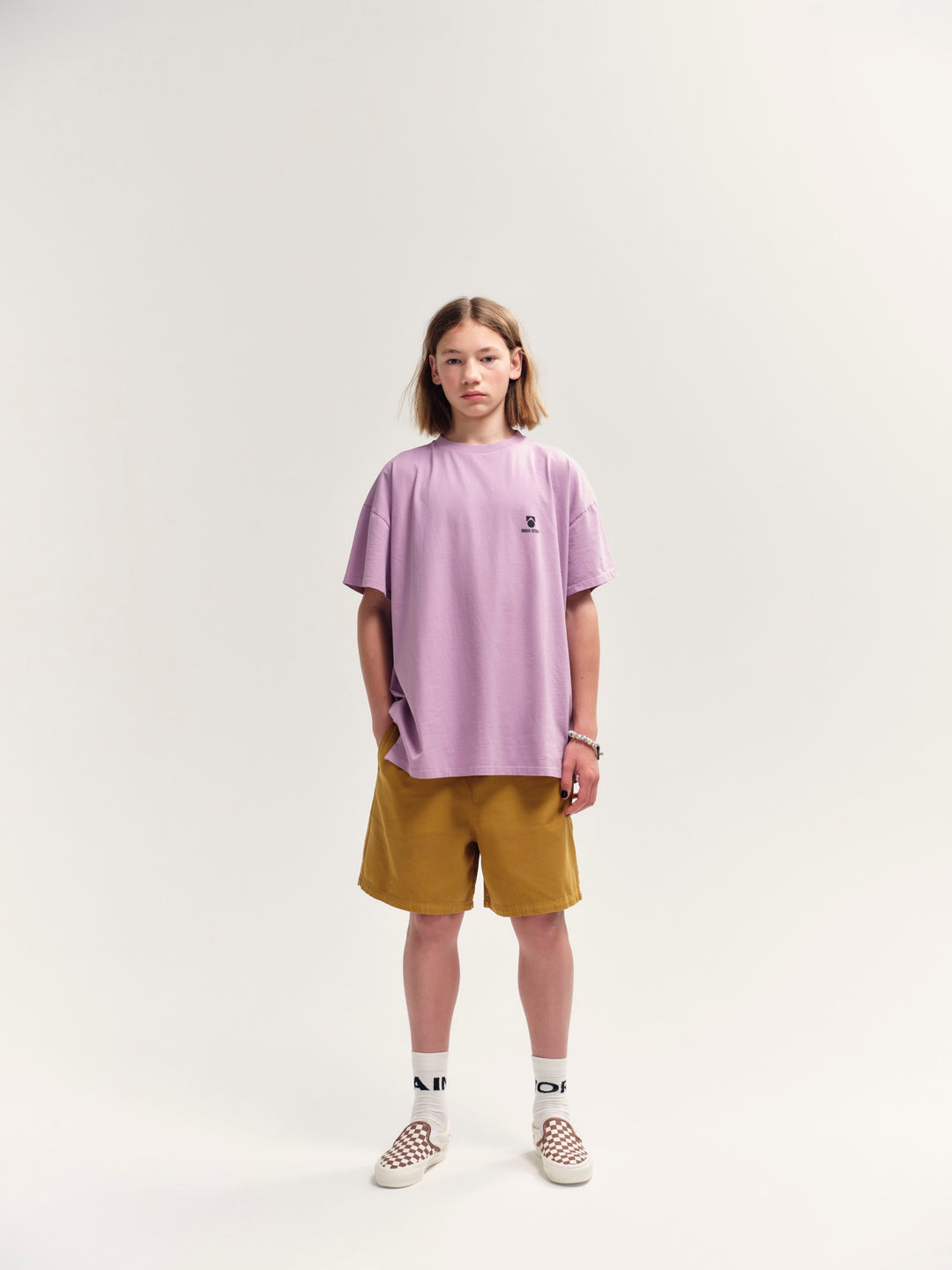 Oversized Tee - Lavender Mist Logo