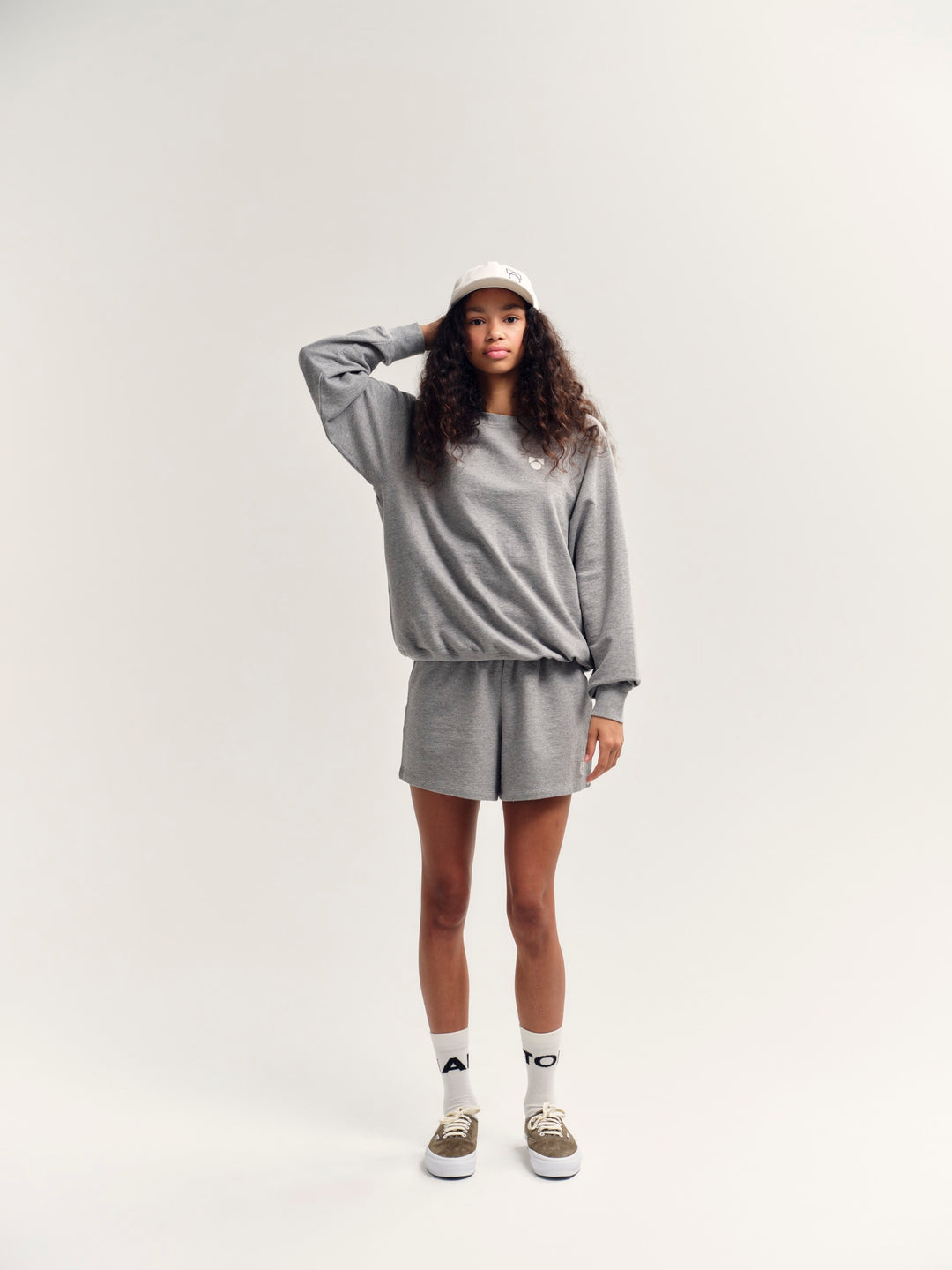 Track Short - Grey Melange