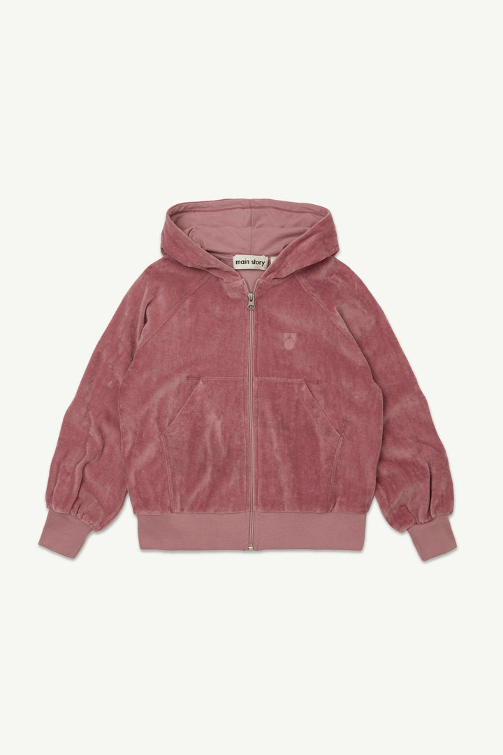 Zipped Hoodie - Lilas