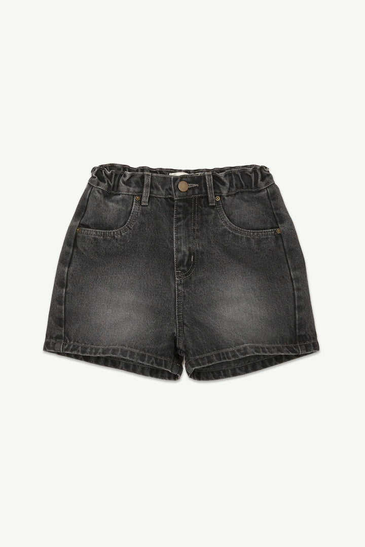 Denim Short - Faded Worn Black