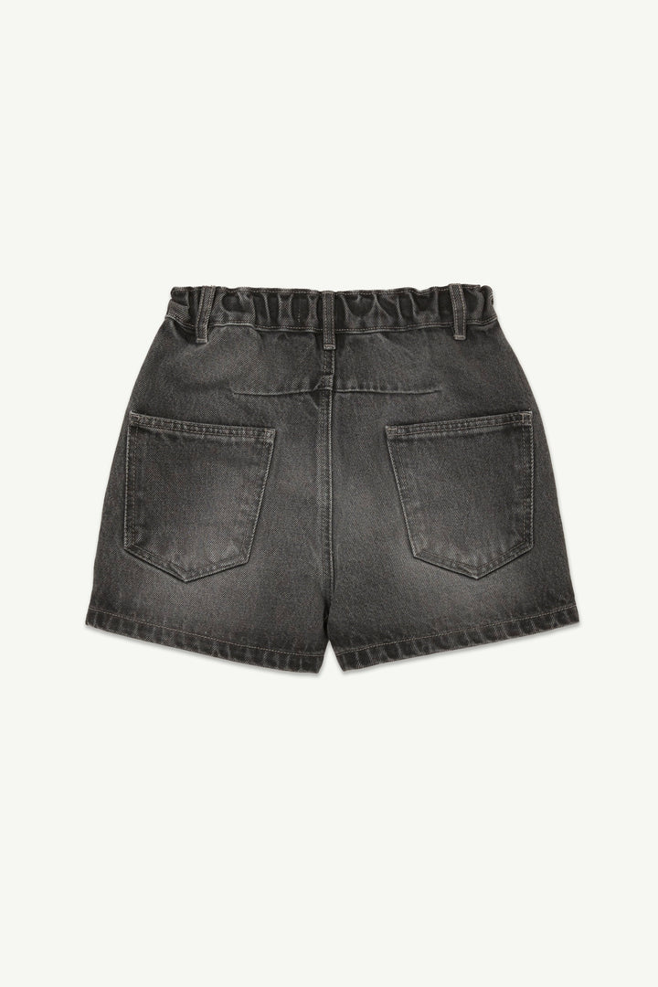 Denim Short - Faded Worn Black