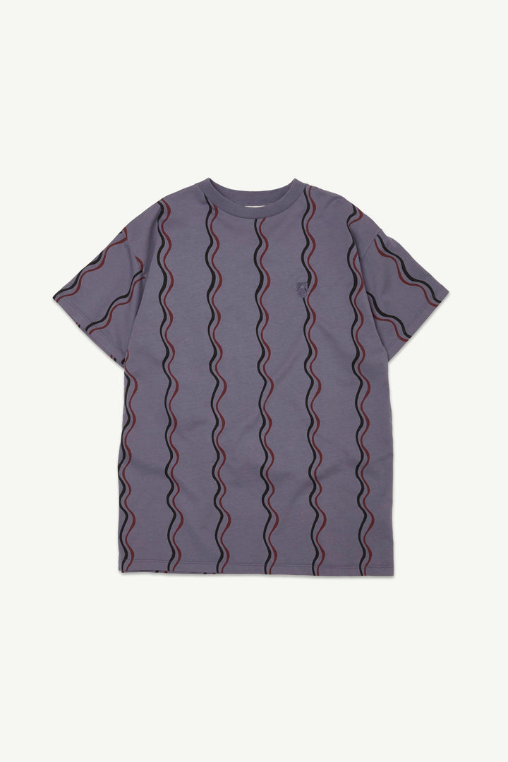 Tee Dress - Heron Squiggle