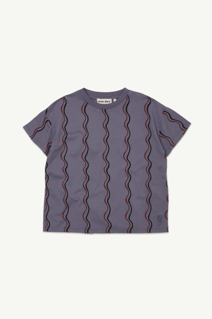 Loose Tee - Heron Squiggle