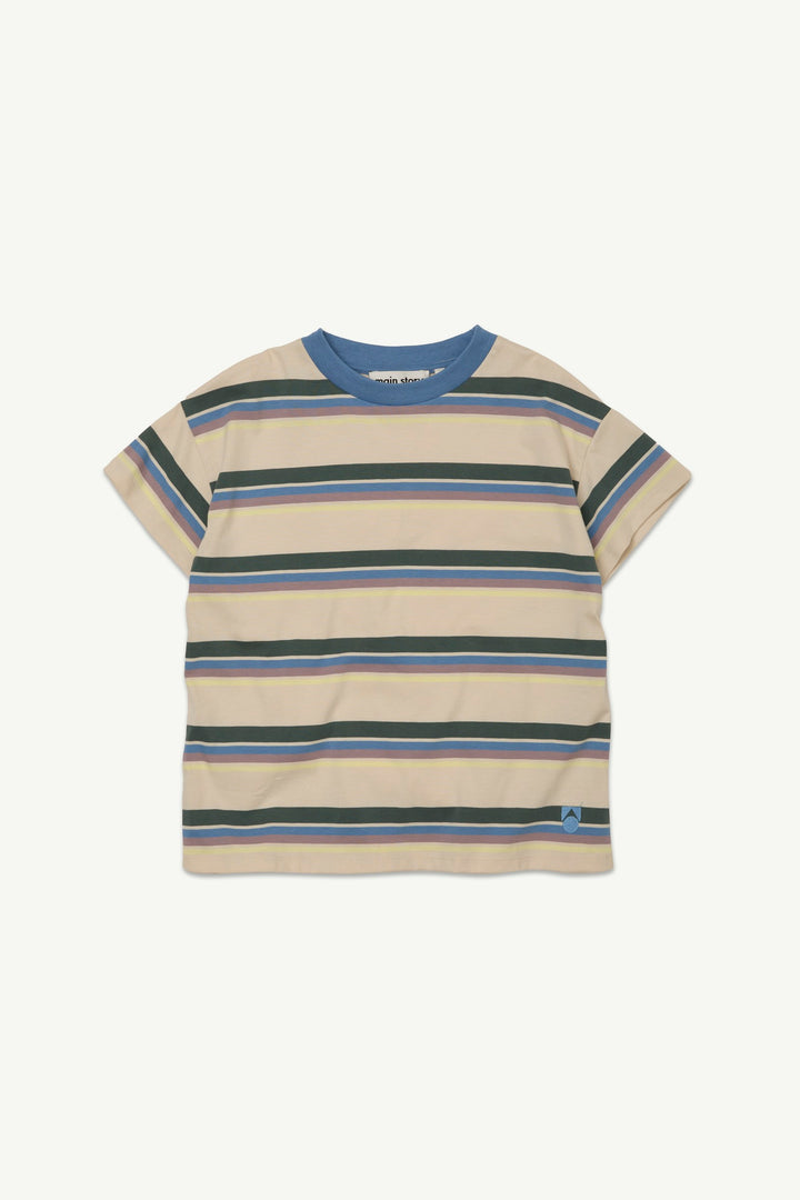 Loose Tee - Lily White Stripe