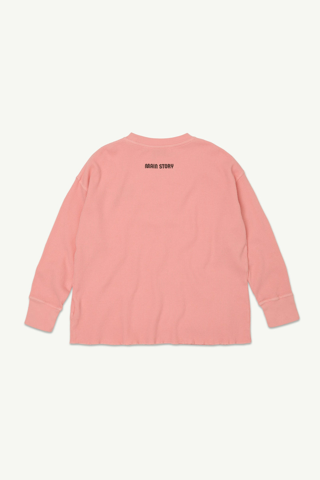 Waffle Tee - Peach Bud