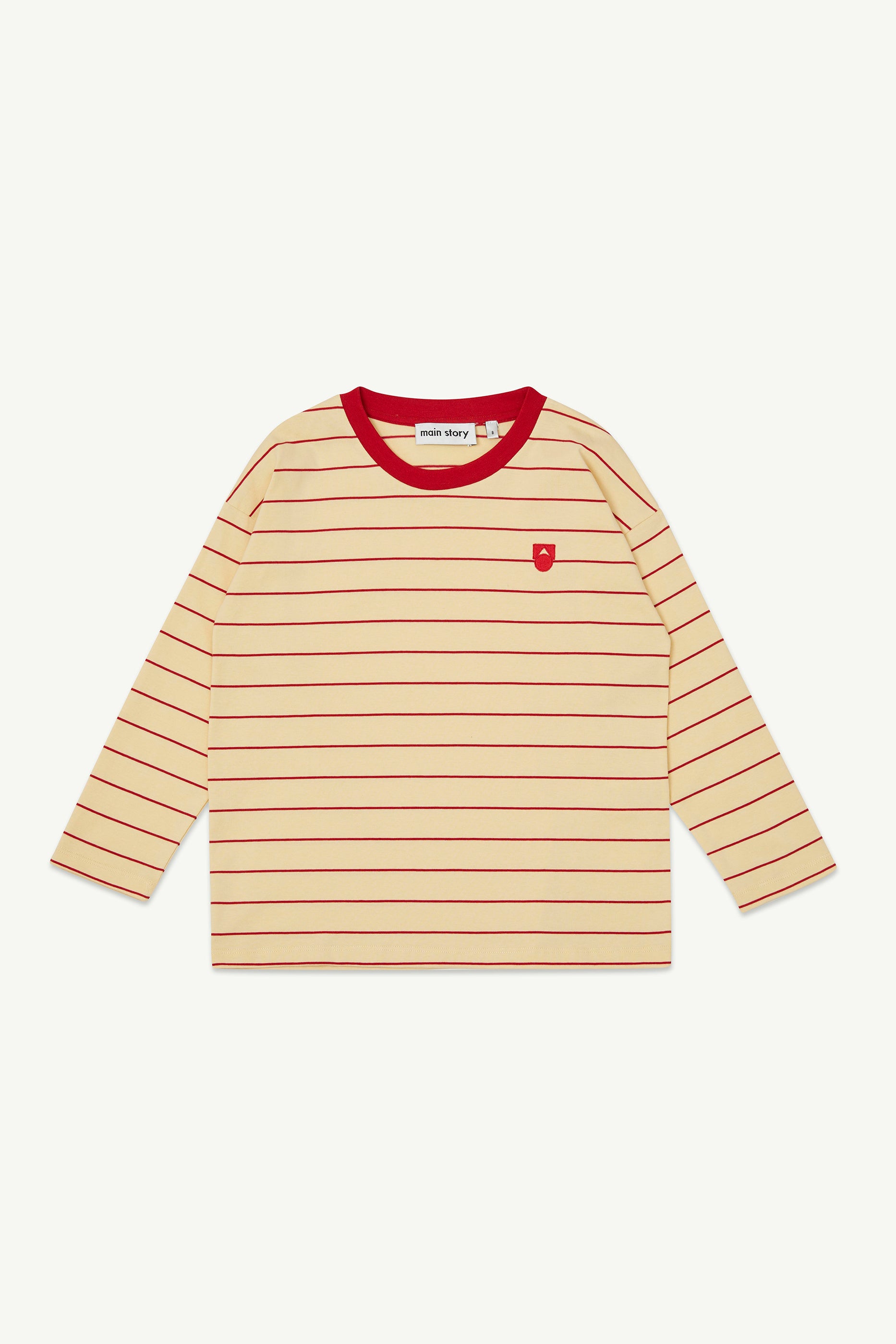 main story Tシャツ Main Story logo-print drop-shoulder T-shirt