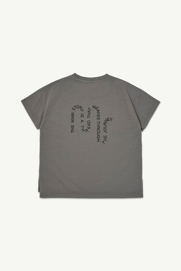 Oversized Tee - Plum Kitten