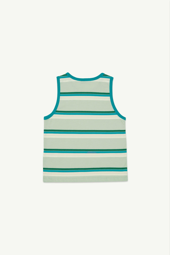Vest - Green Tint Stripe