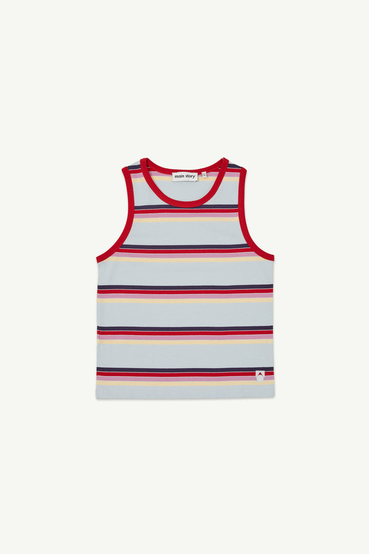 Vest - Pearl Blue Stripe