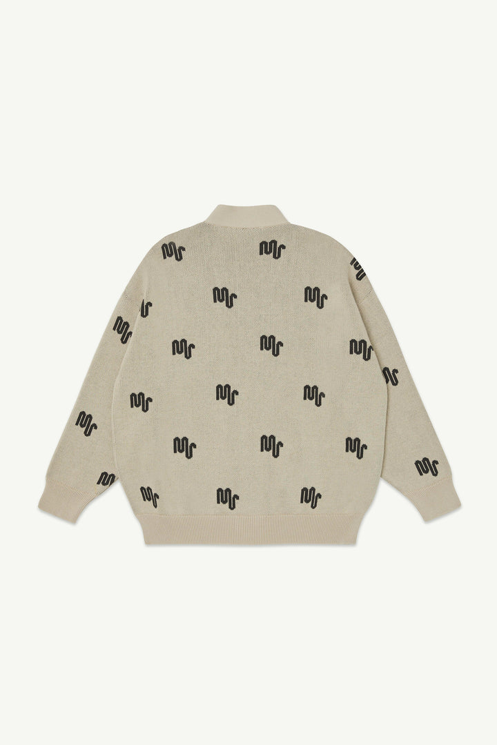 Jacquard Cardigan - Oat