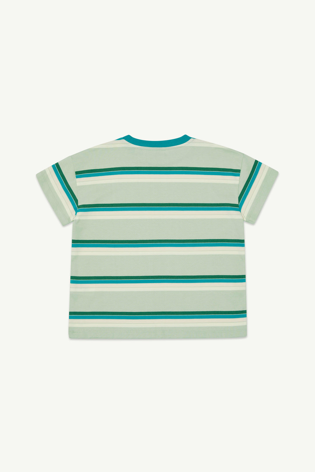 Loose Tee - Green Tint Stripe