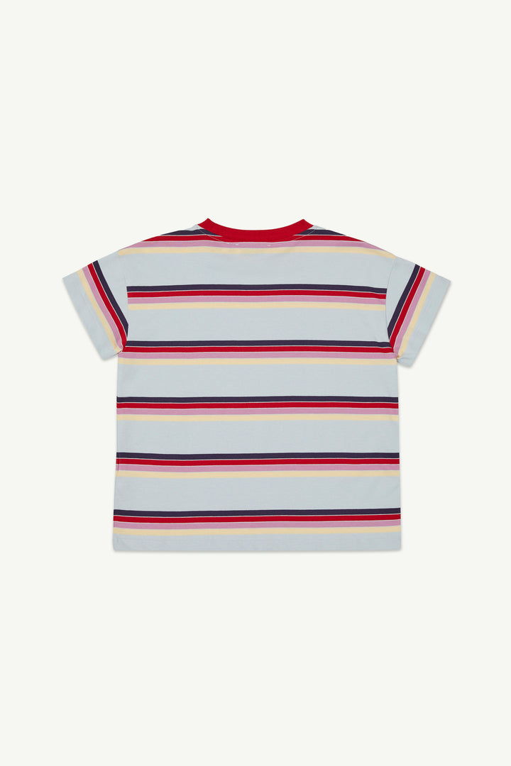 Loose Tee - Pearl Blue Stripe