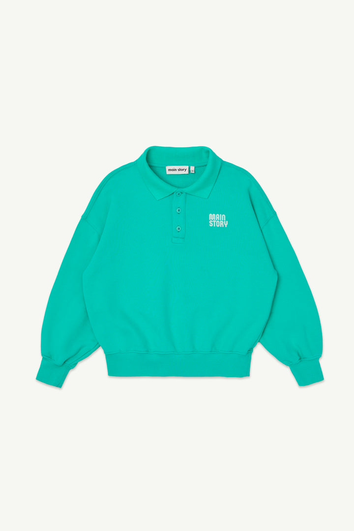 Polo Sweatshirt - Jelly Bean