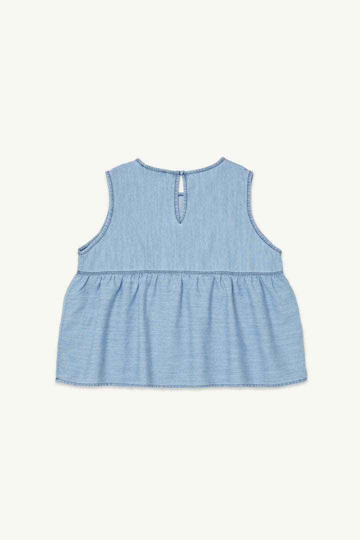Frill Top - Extra Bleach Wash