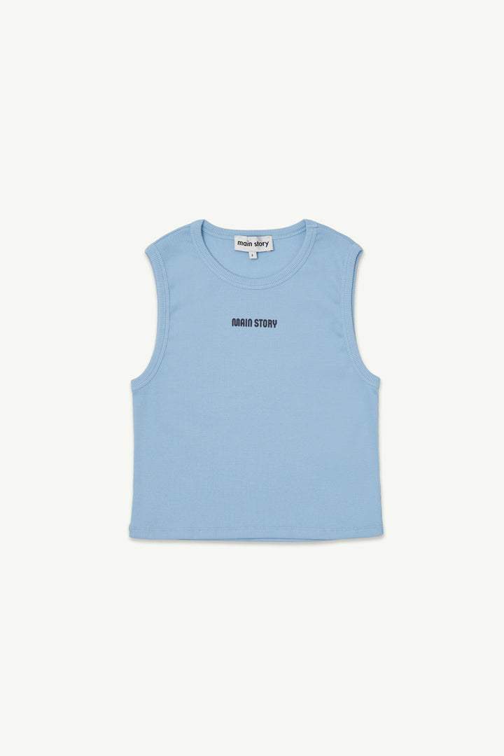 Rib Top - Blue