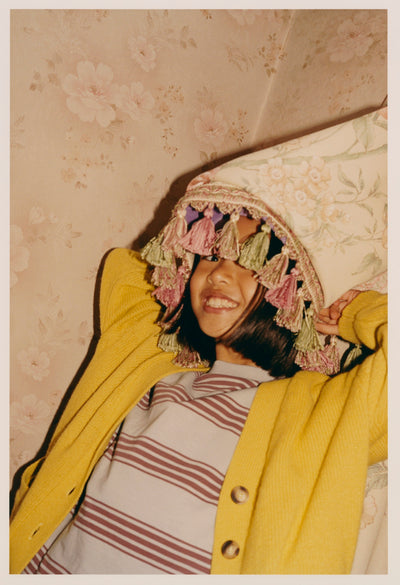 Oversized Cardigan - Lemon