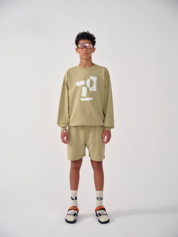 Oversized Sweatshirt - Sand