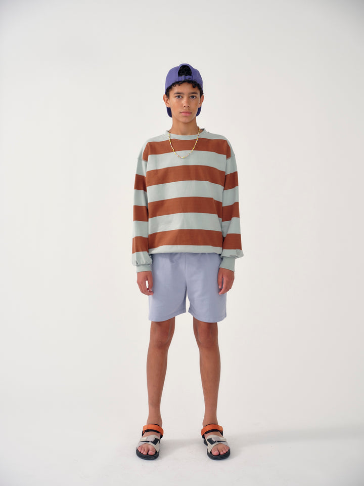 Oversized Sweatshirt - Mist Stripe