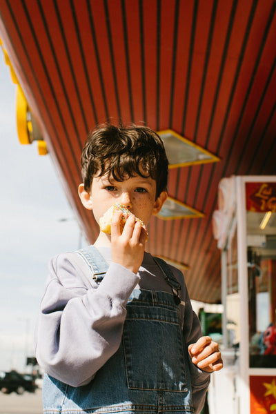 Short Dungaree - Demi Wash