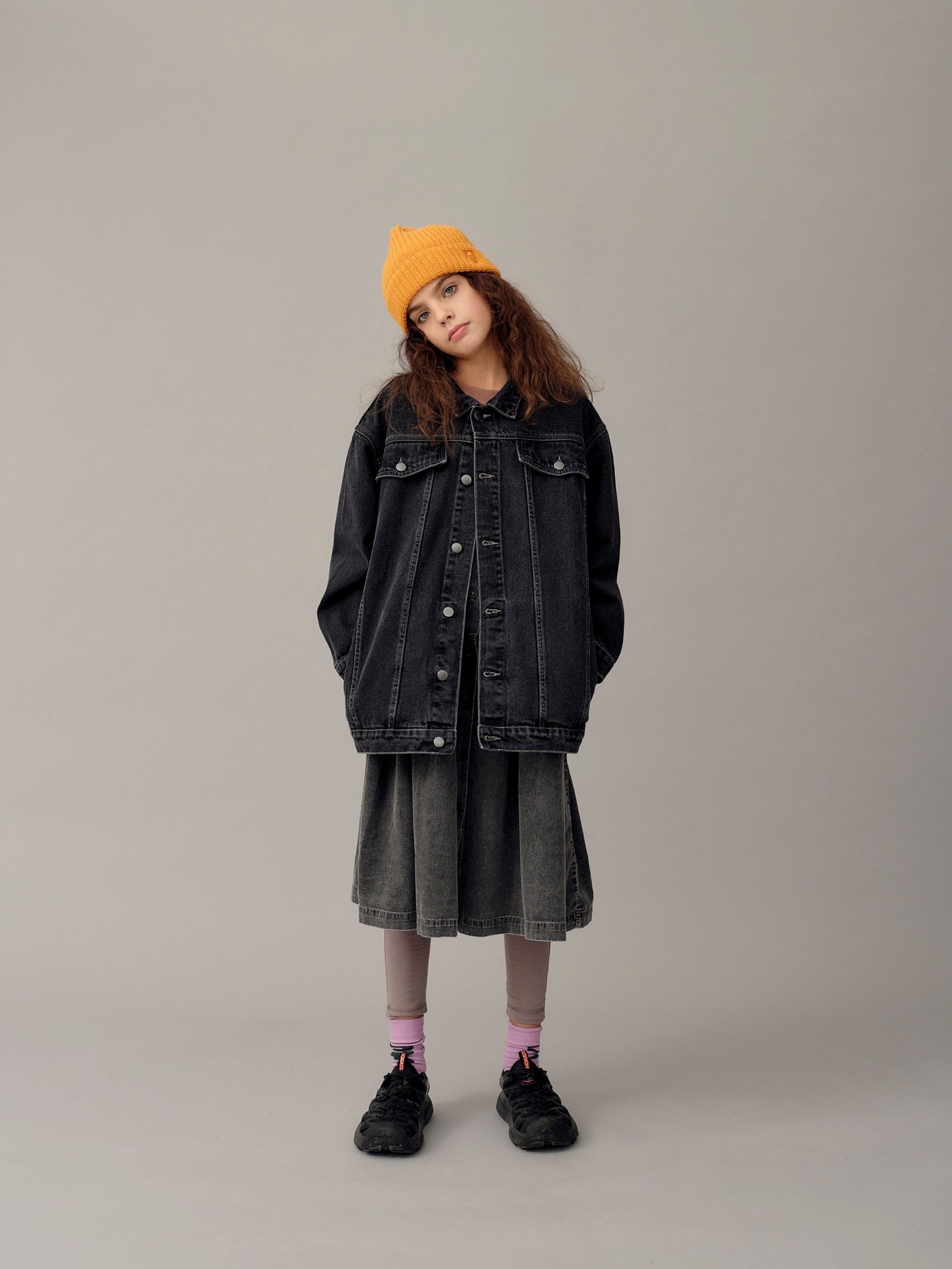 Knitted Beanie - Clementine