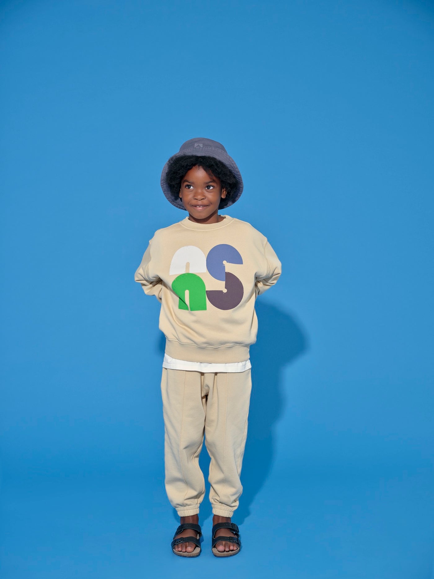 Oversized Sweatshirt - Pebble Multi Monogram
