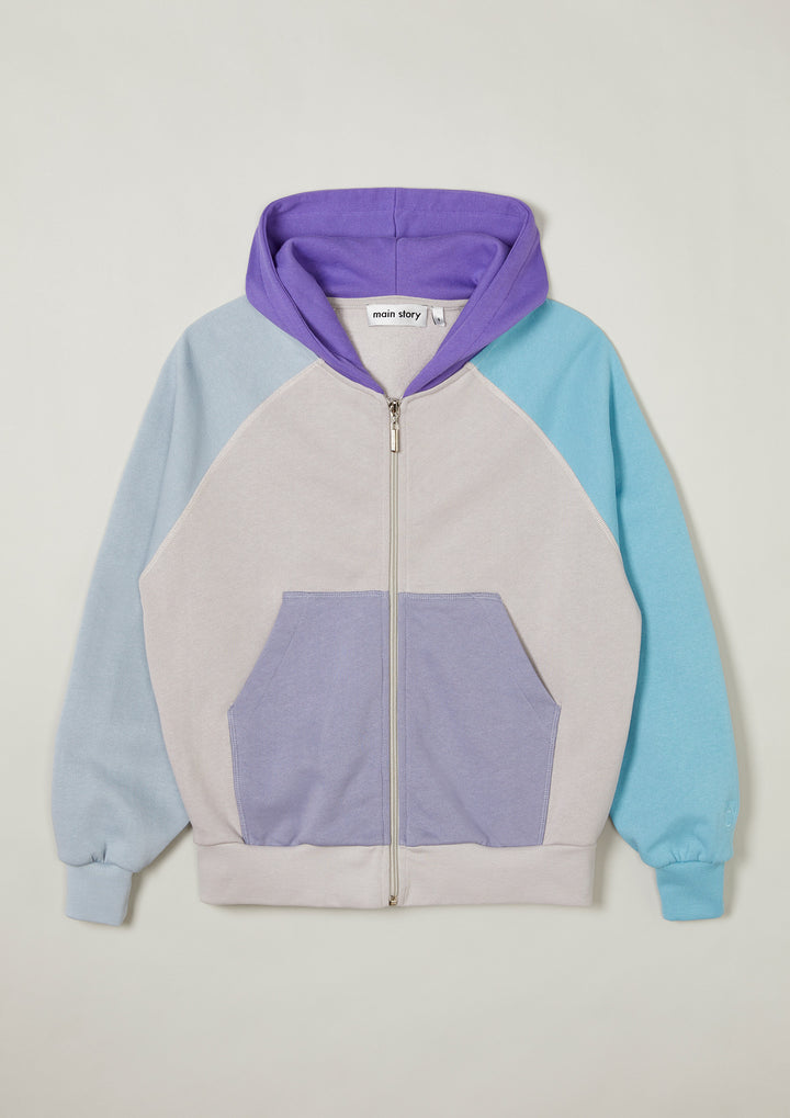 Zipped Hoodie - Cloud