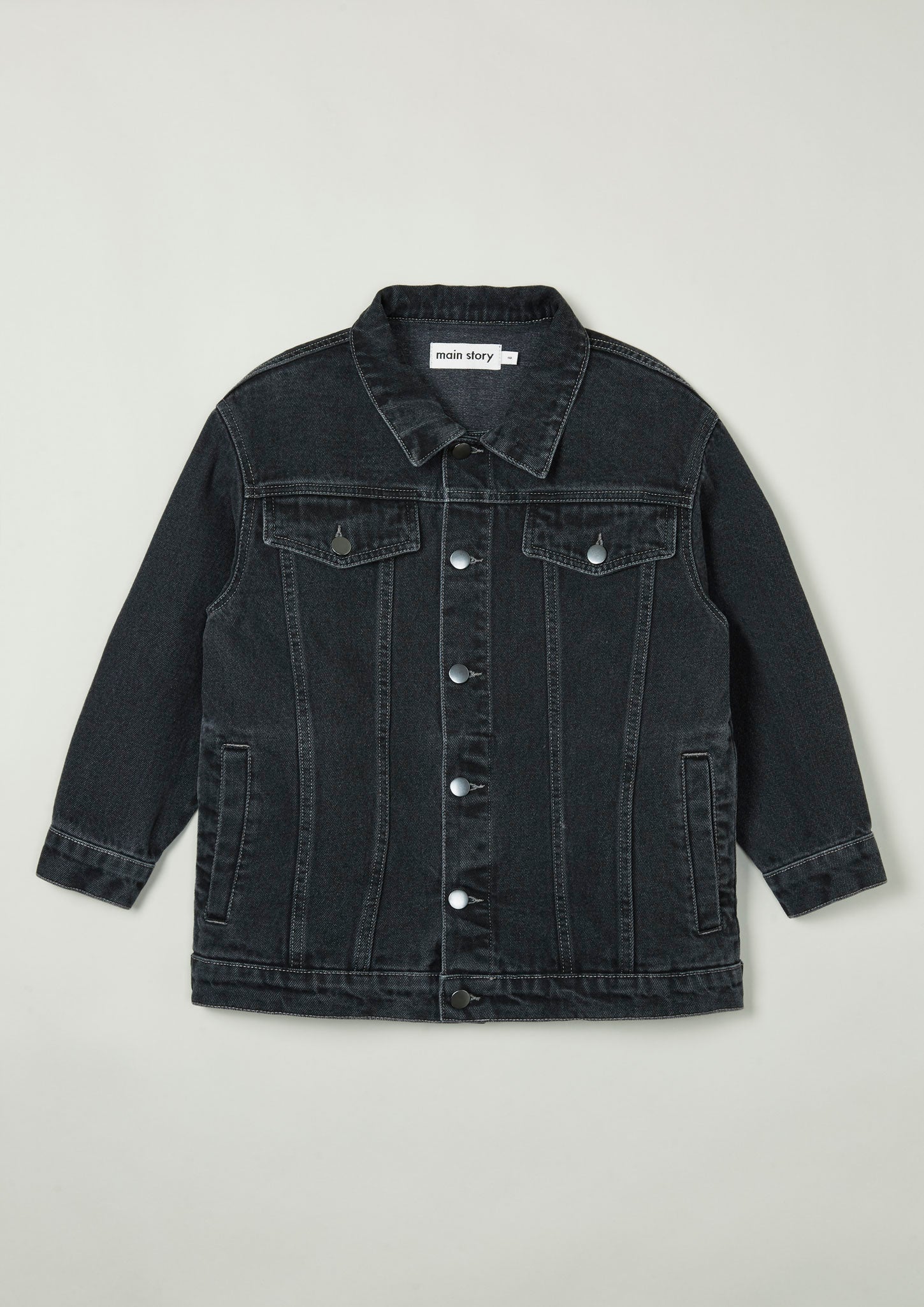 ホットセール 口コミ Wash - Jacket Denim Black story main – スカート