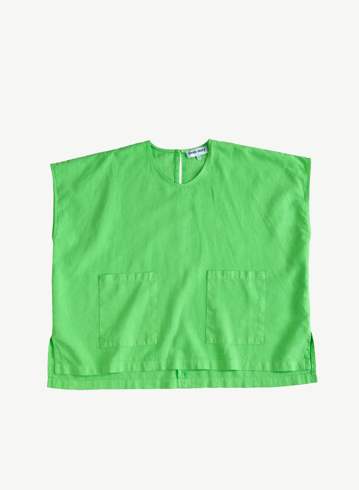 Green Flash Kaftan Top