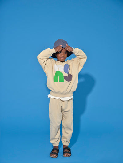 Oversized Sweatshirt - Pebble Multi Monogram
